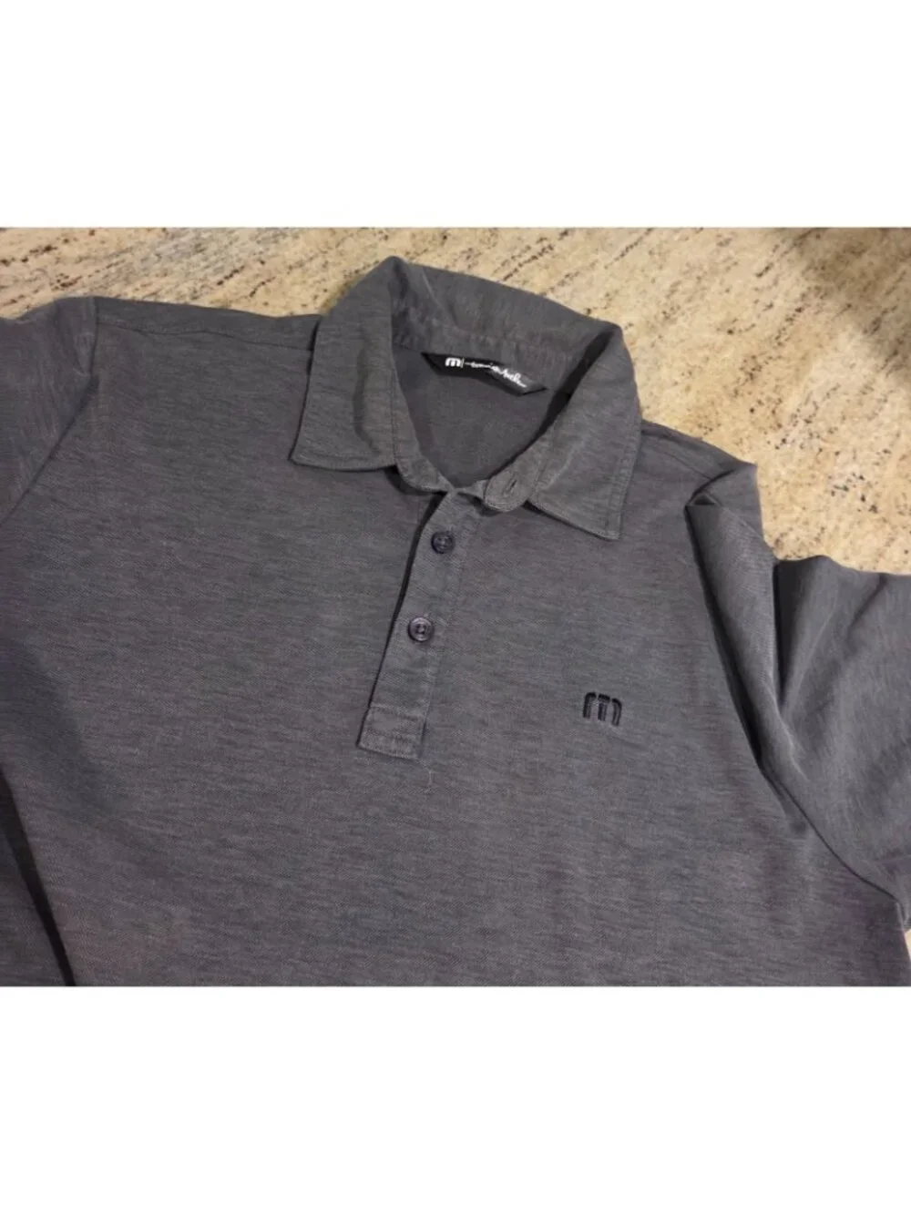 Lot of 4 Mens Size M Gray Black Golf Polo Short Sleeve Haagan Travis Mathew